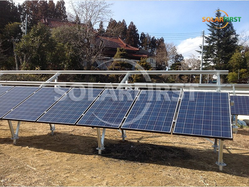 165 kWp Freiflächenanlage in Japan