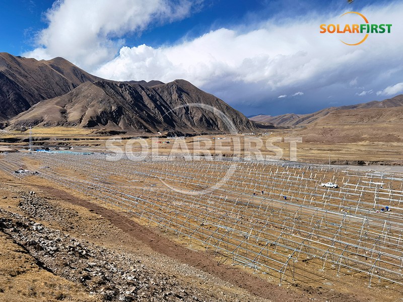 60 MWp Bodenmontage in Nagqu, Tibet
