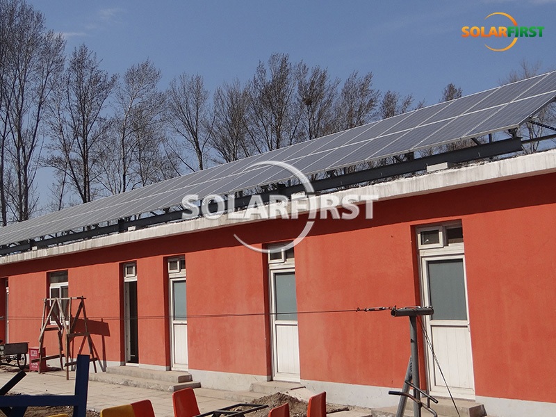 20KWp Stahldachmontage in China