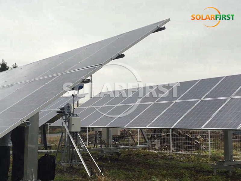 300 kWp Linkage Flat Single Axis Tracking in Japan