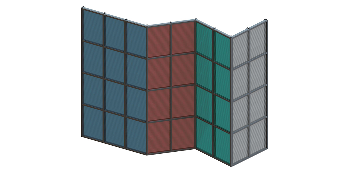 BIPV-Glasvorhangfassade