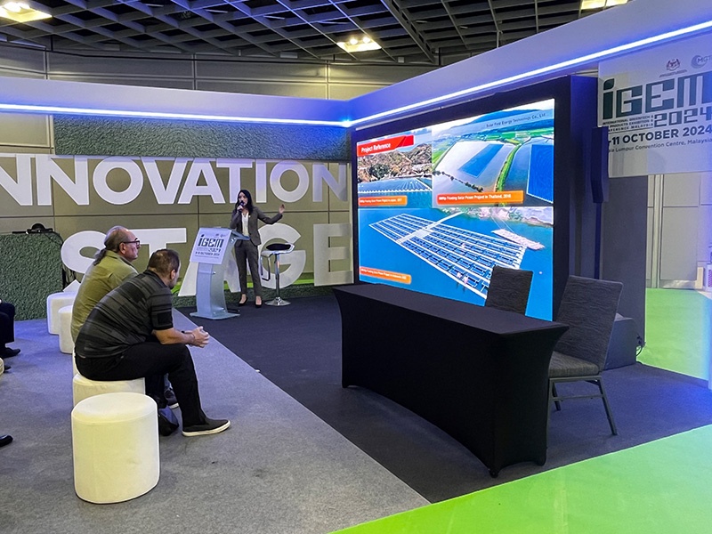 SOLAR FIRST nimmt an der IGEM 2024-Konferenz in Malaysia teil und erhält Anerkennung aus der Branche