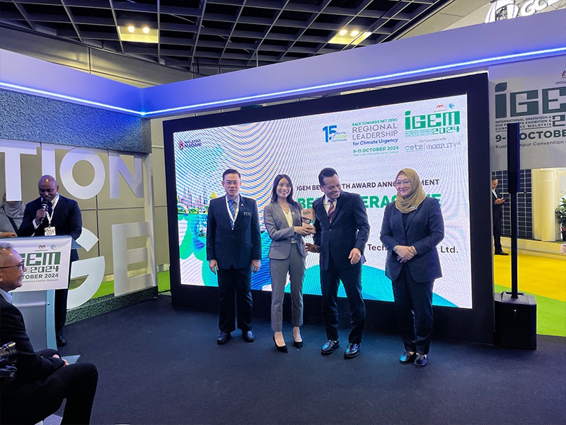 SOLAR FIRST als „BESTER INTERAKTIVER STANDGEWINNER“ auf der IGEM 2024 ausgezeichnet