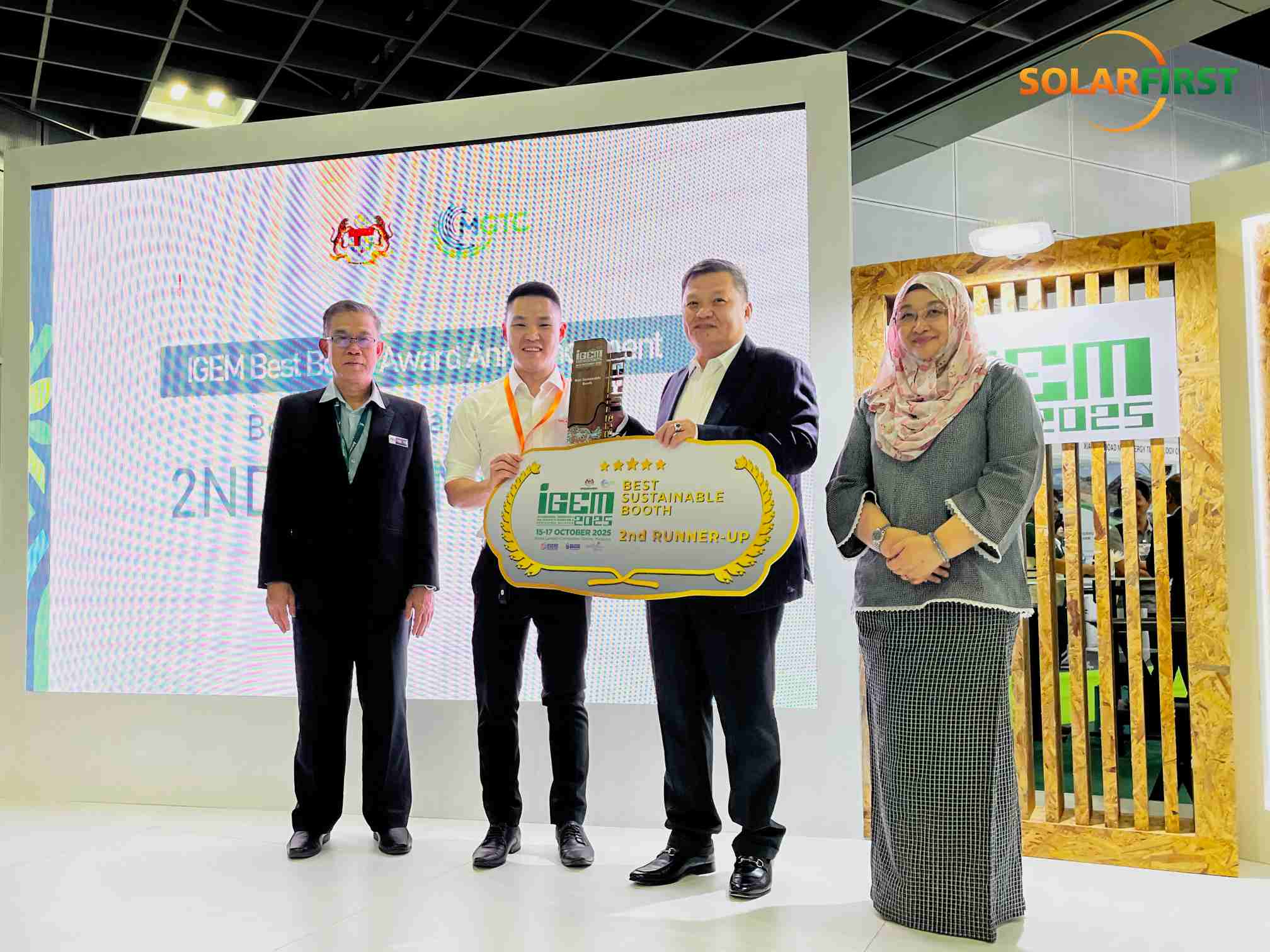 Solar First Group Shines at IGEM, Secures Two Prestigious Booth Awards
