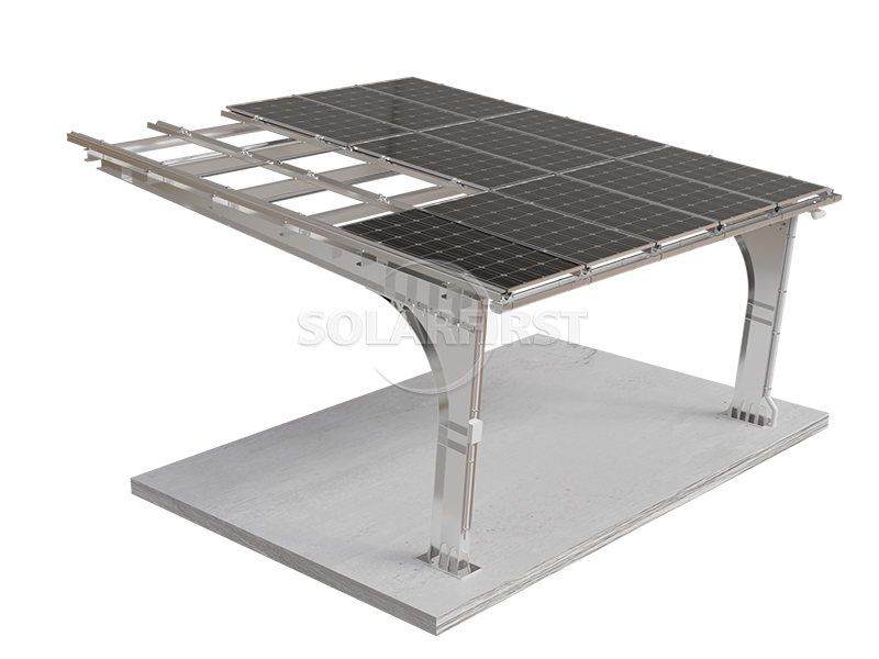 Pre-assembly supporting beam to save on site installation time.